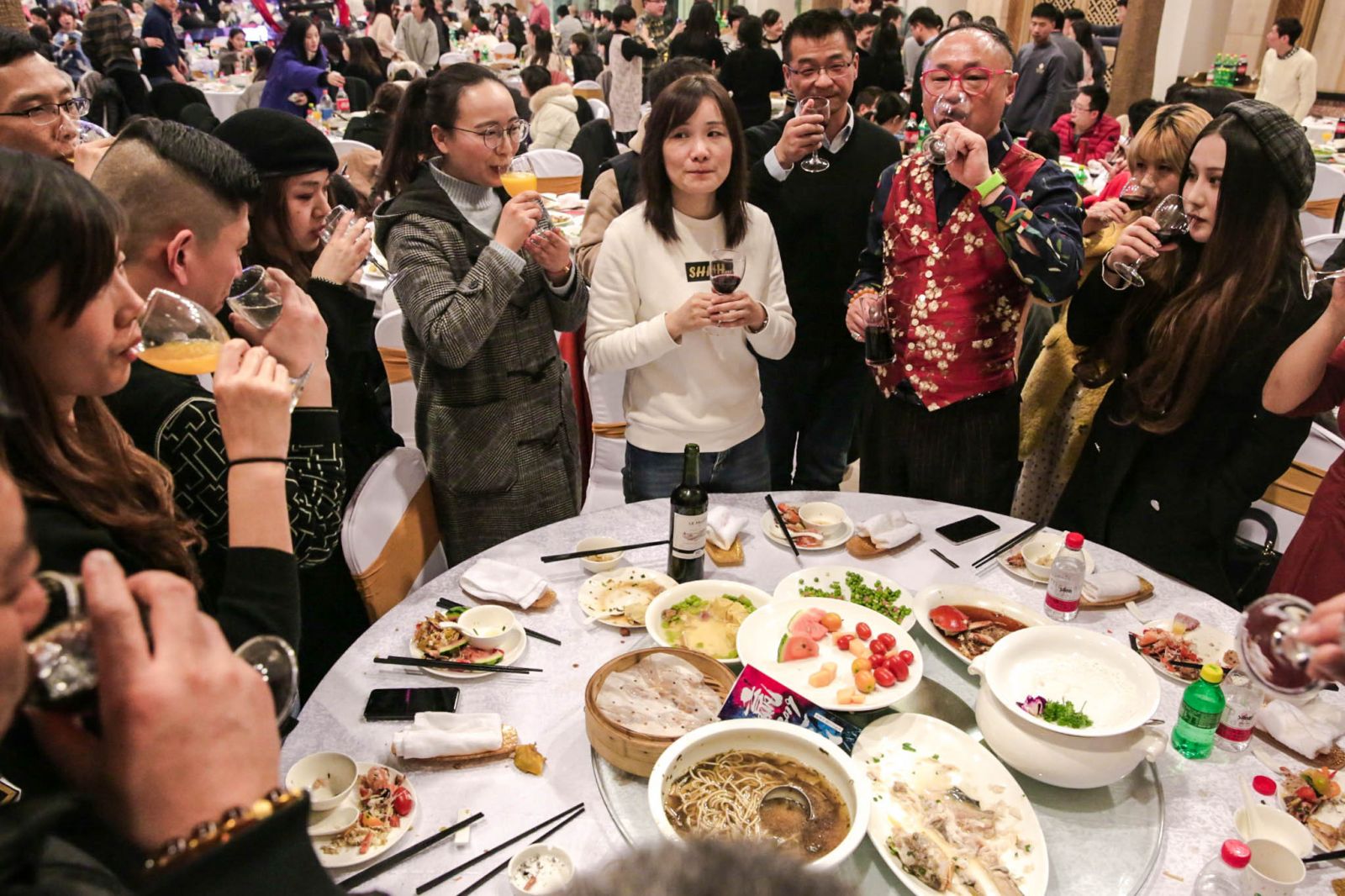 思美傳媒年會敬酒環(huán)節(jié)